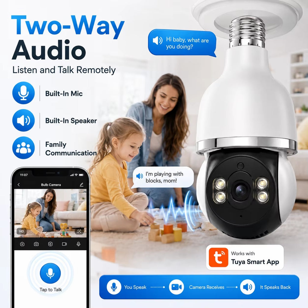 Camara Panoramica Seguridad Wifi 360