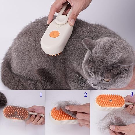 Cepillo de vapor para mascotas