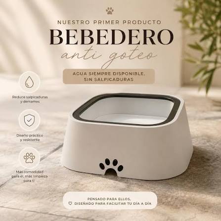 bebedero anti derrame  PARA MASCOTAS 🐶🐱