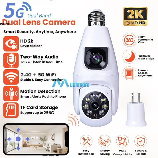 Camara Panoramica Seguridad Wifi 360